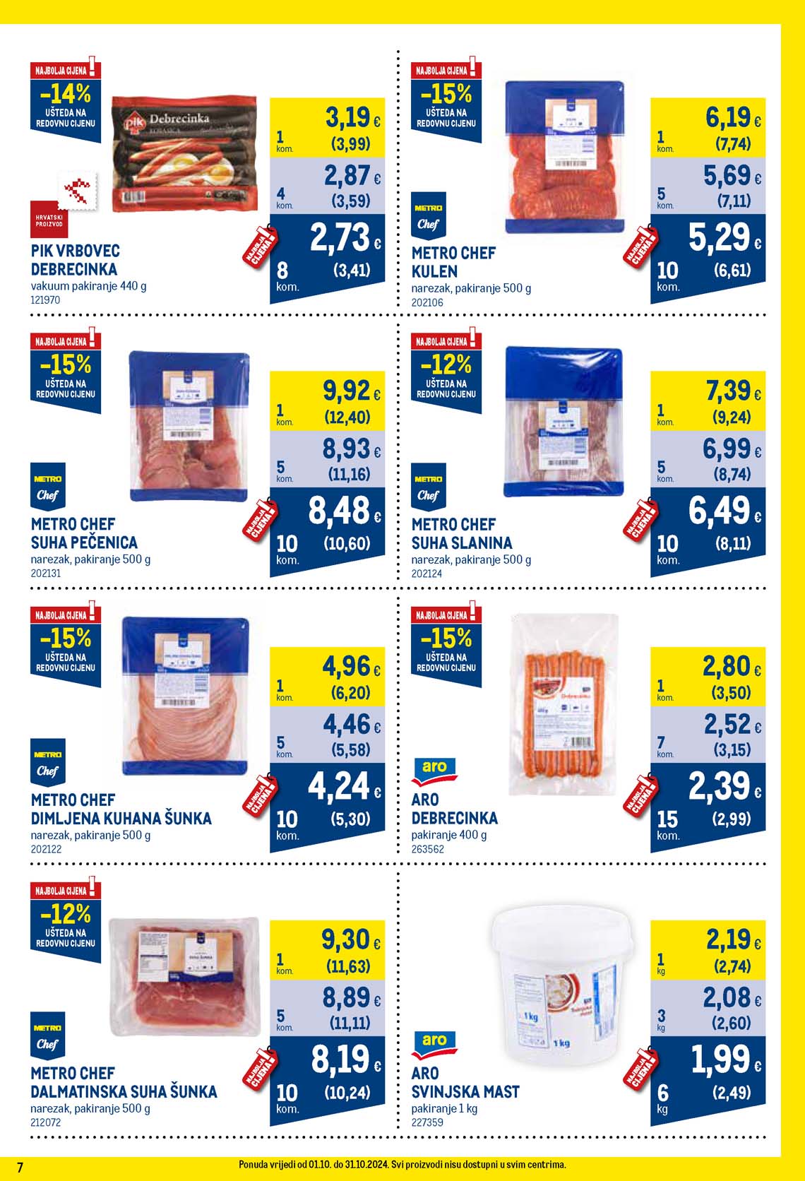 METRO AKCIJA - TEHNIKA SNIZENJE SNIZENJA  KATALOG AKCIJA